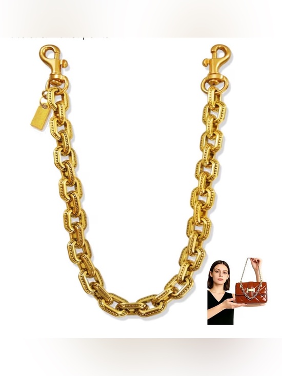 Handbags - Antique Gold Chain Replacement Shoulder Strap for Handbags - Luxe Shine - NWOT